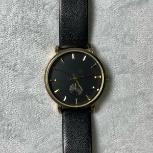 Black and Gold Watch